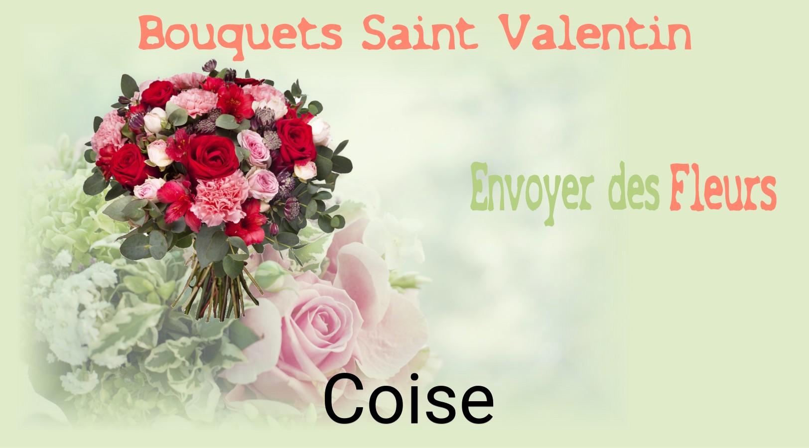 Roses de Saint-Valentin livrées à Coise